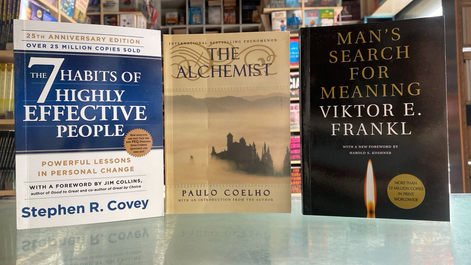 A Set Of 3 Books For Personal Growth, Purpose, Resilience, and Success